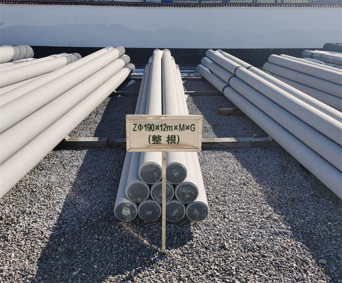 浦城190×12米钢筋混凝土水泥电线杆